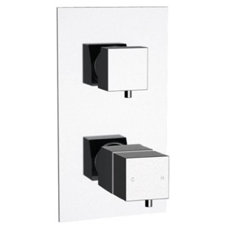 Diverter Three Way Thermostatic Diverter on Single Flange, Rough-In Valve Included Remer QT93US